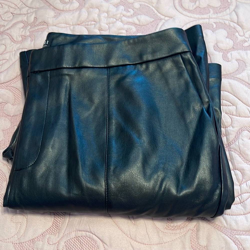 Clearance NWOT Eloquii Faux Leather Flare Pants
